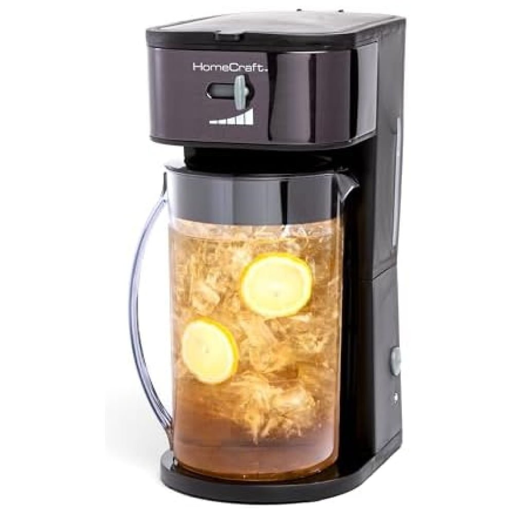 Homecraft 3-Quart Iced Coffee and Tea Maker with Filter Basket, Flavor ...